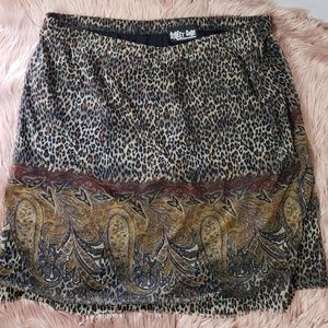 Street Code Animal Print Mini Skirt #97